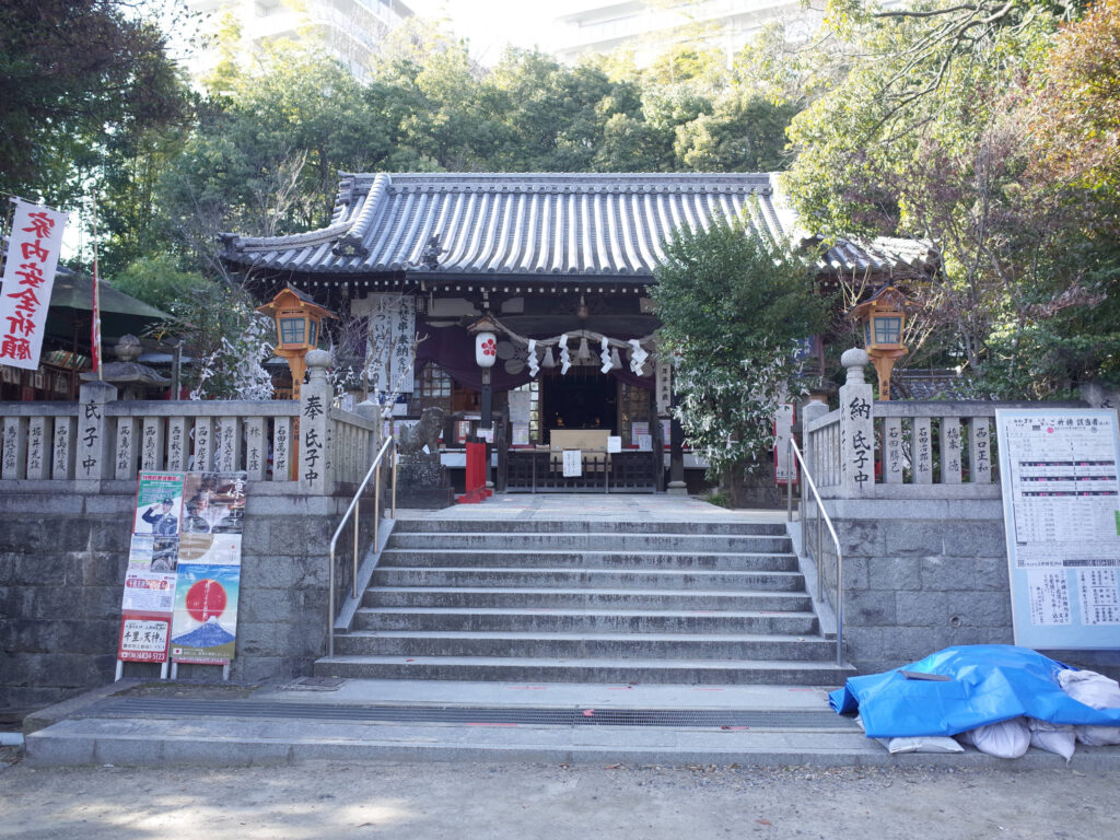 千里天神を正面から